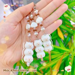 ** Dây đeo điện thoại bánh gấu xiêng que