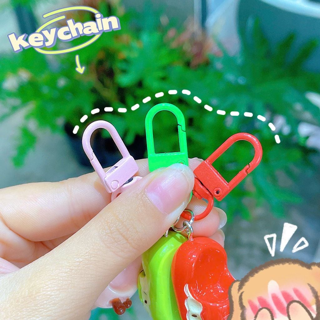 ** Móc khóa déo lê táo xanh/đỏ