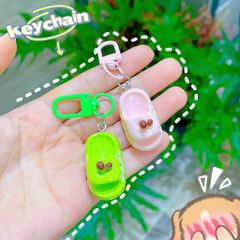 ** Móc khóa déo lê táo xanh/đỏ