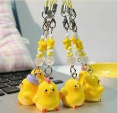 ** Dây đeo điện thoại gà vàng sành điệu