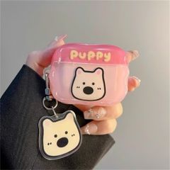 ** Case Airpods Pro 3 dẻo Puppy nắp hồng