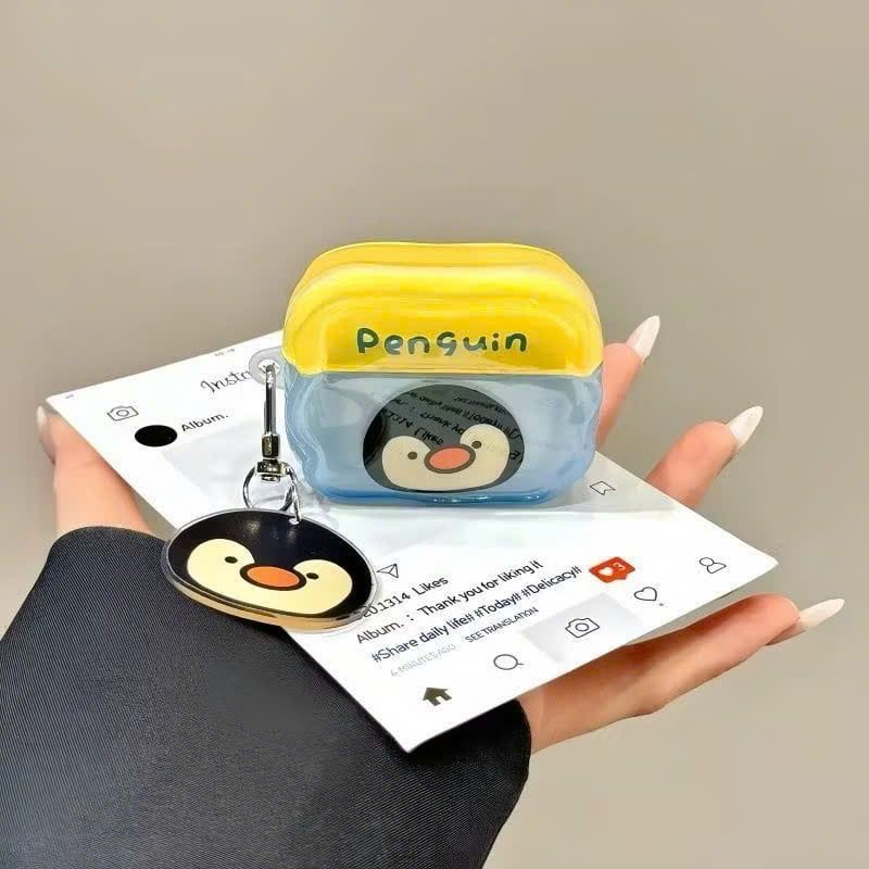 ** Case Airpods Pro 3 dẻo Penguin nắp vàng