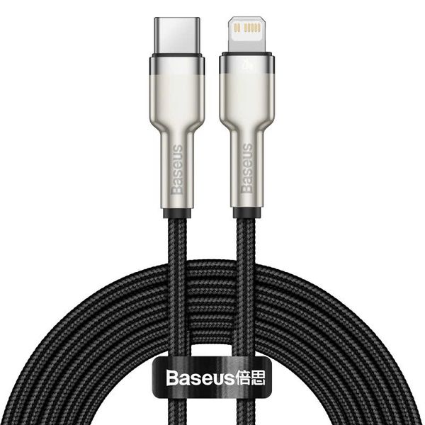 Cáp Type C to Lightning Baseus Metal CATLJK-B01 2m