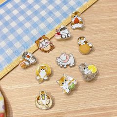 ** Huy hiệu cài áo/balo mèo/cún lạp xưởng