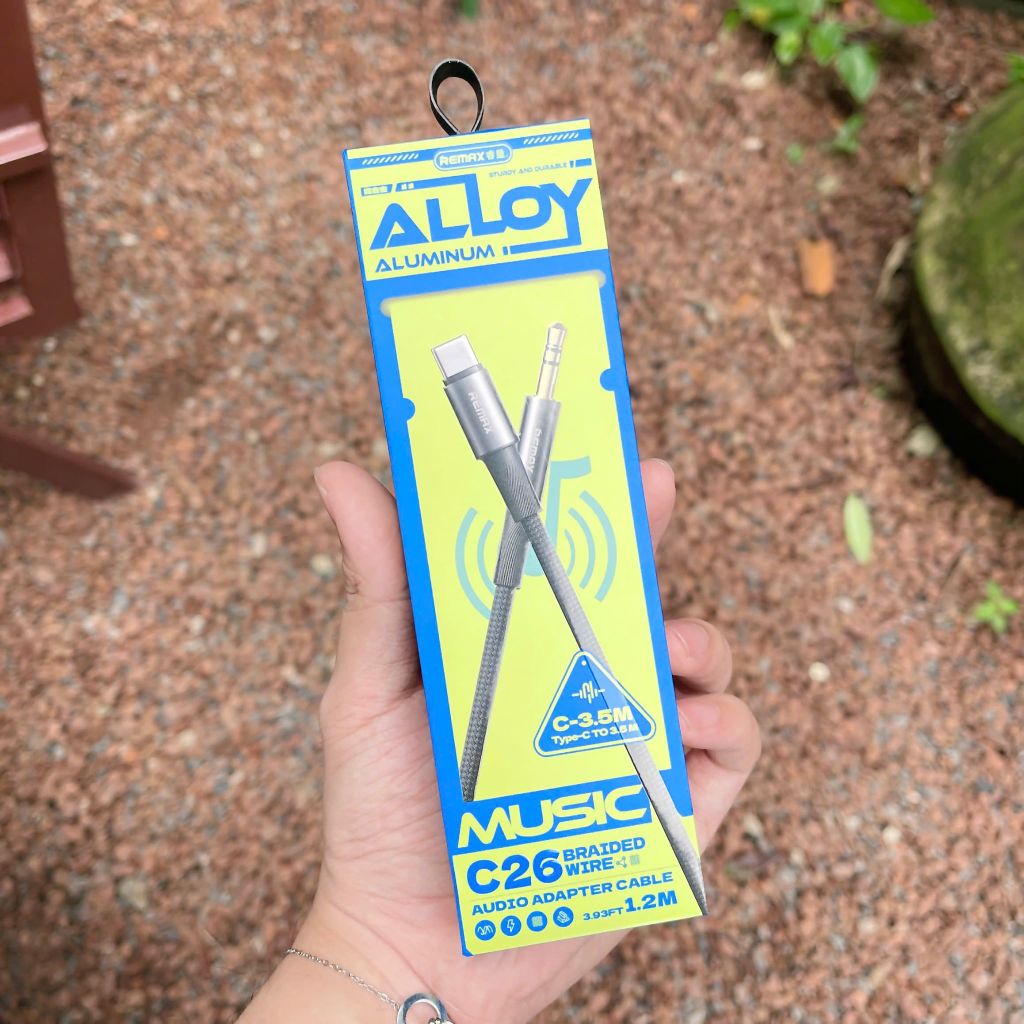 Chuyển Type C sang 3.5mm Remax C26 1.2m