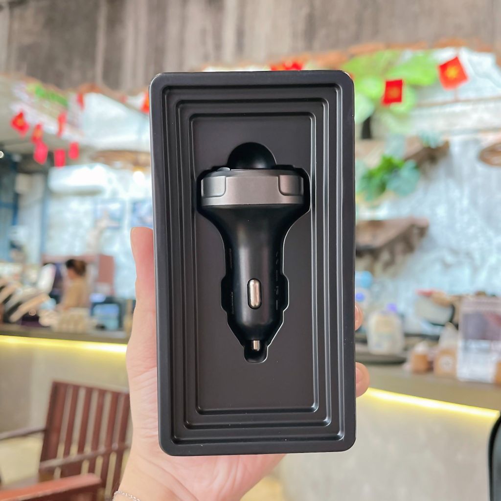 Sạc xe hơi Remax CC02 2U 1C 48W có Bluetooth