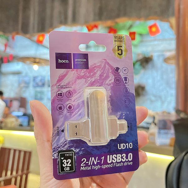 USB Hoco UD10 U + C 32G 3.0