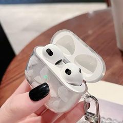 ** Case Airpods 3 dẻo bướm trắng chuỗi hạt