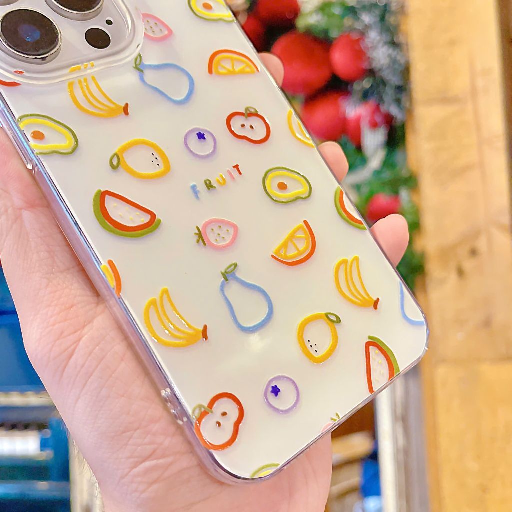 ** Ốp IP 14 Plus lưng cứng viền dẻo nền trắng