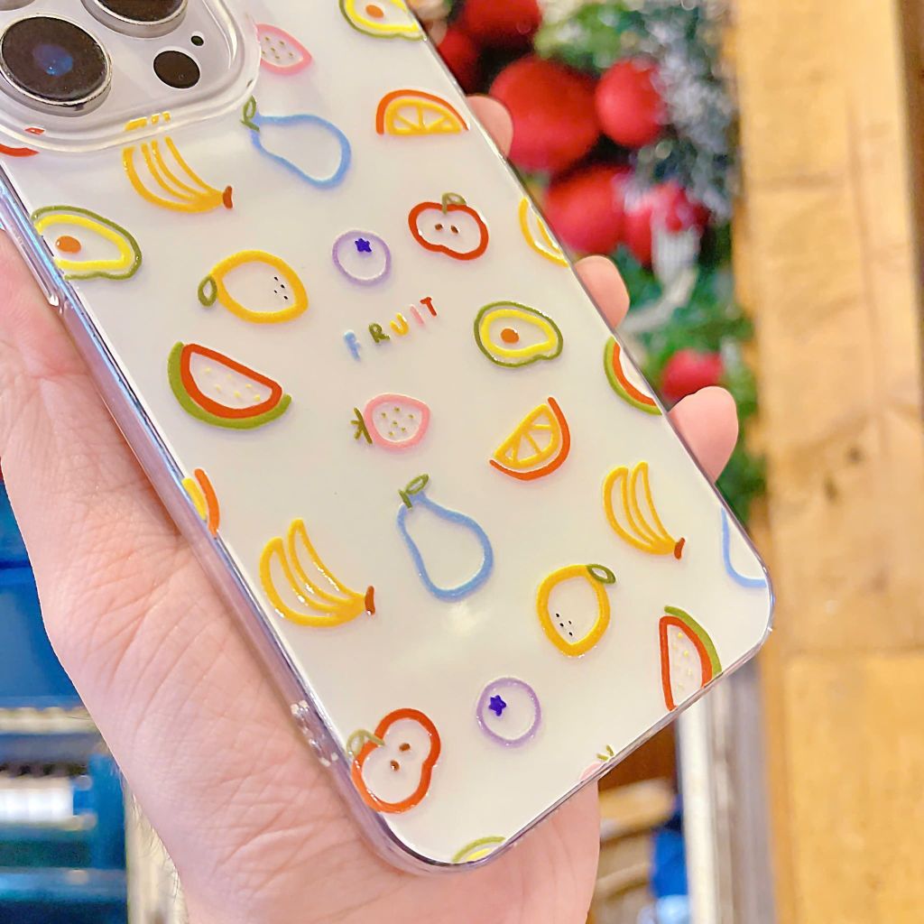 ** Ốp IP 12/12 Pro lưng cứng viền dẻo nền trắng