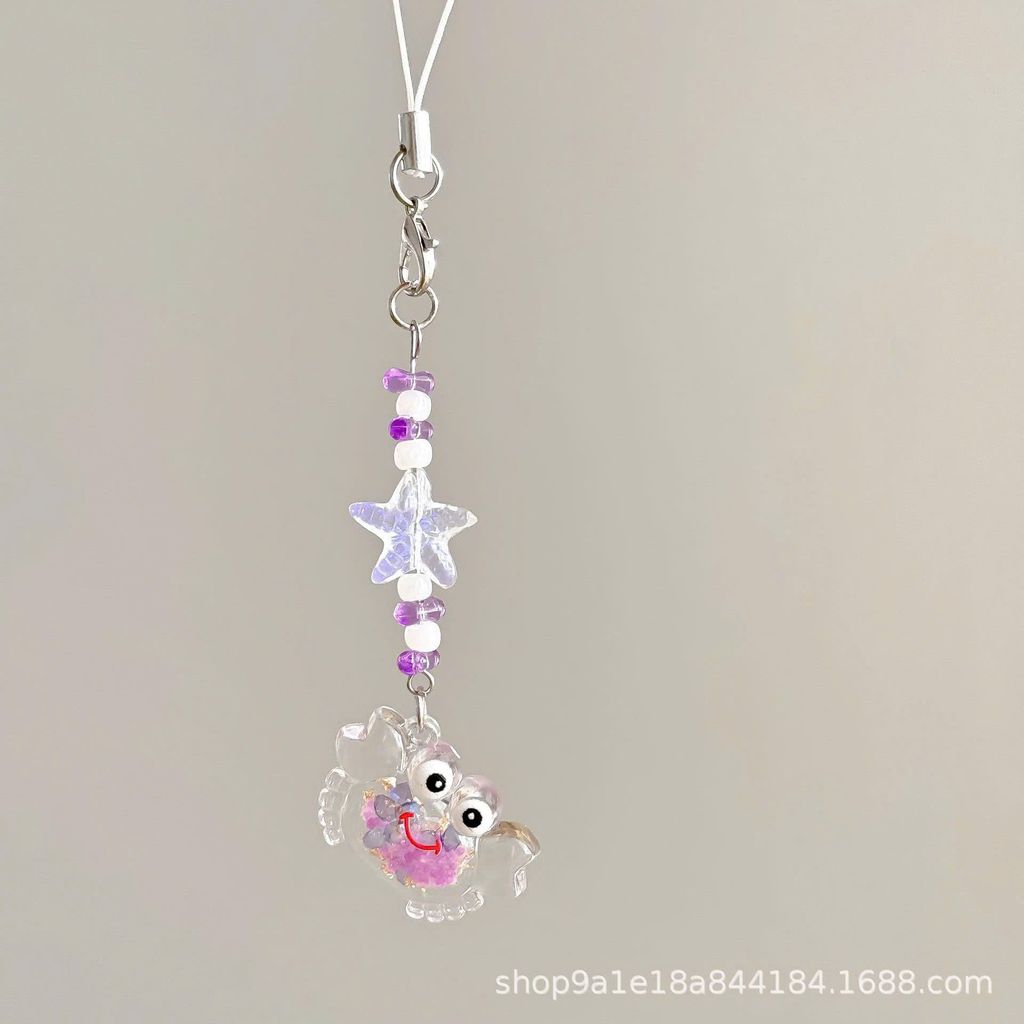 ** Dây đeo điện thoại cua thạch trong ngôi sao