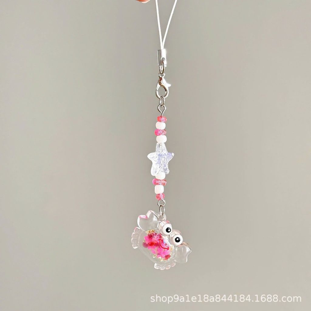 ** Dây đeo điện thoại cua thạch trong ngôi sao