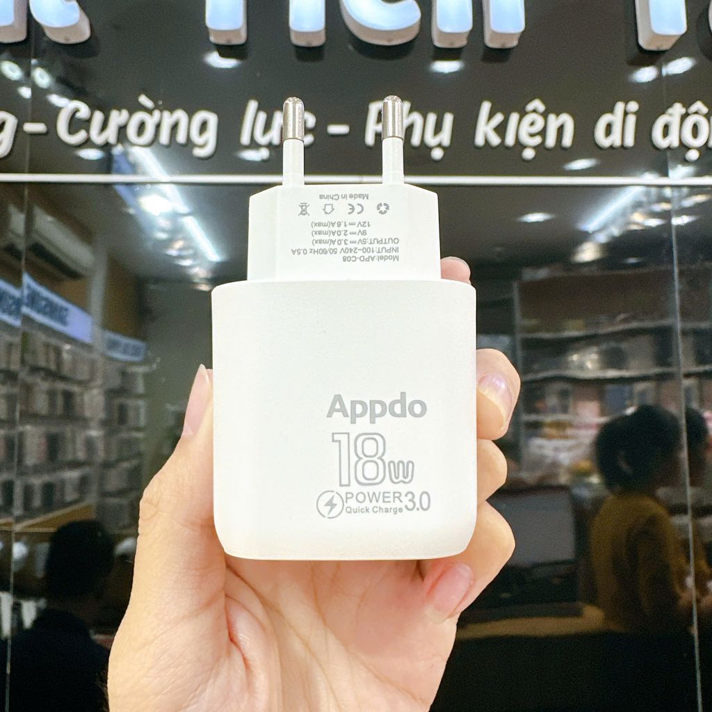 Cóc sạc Appdo C08 1U 18W