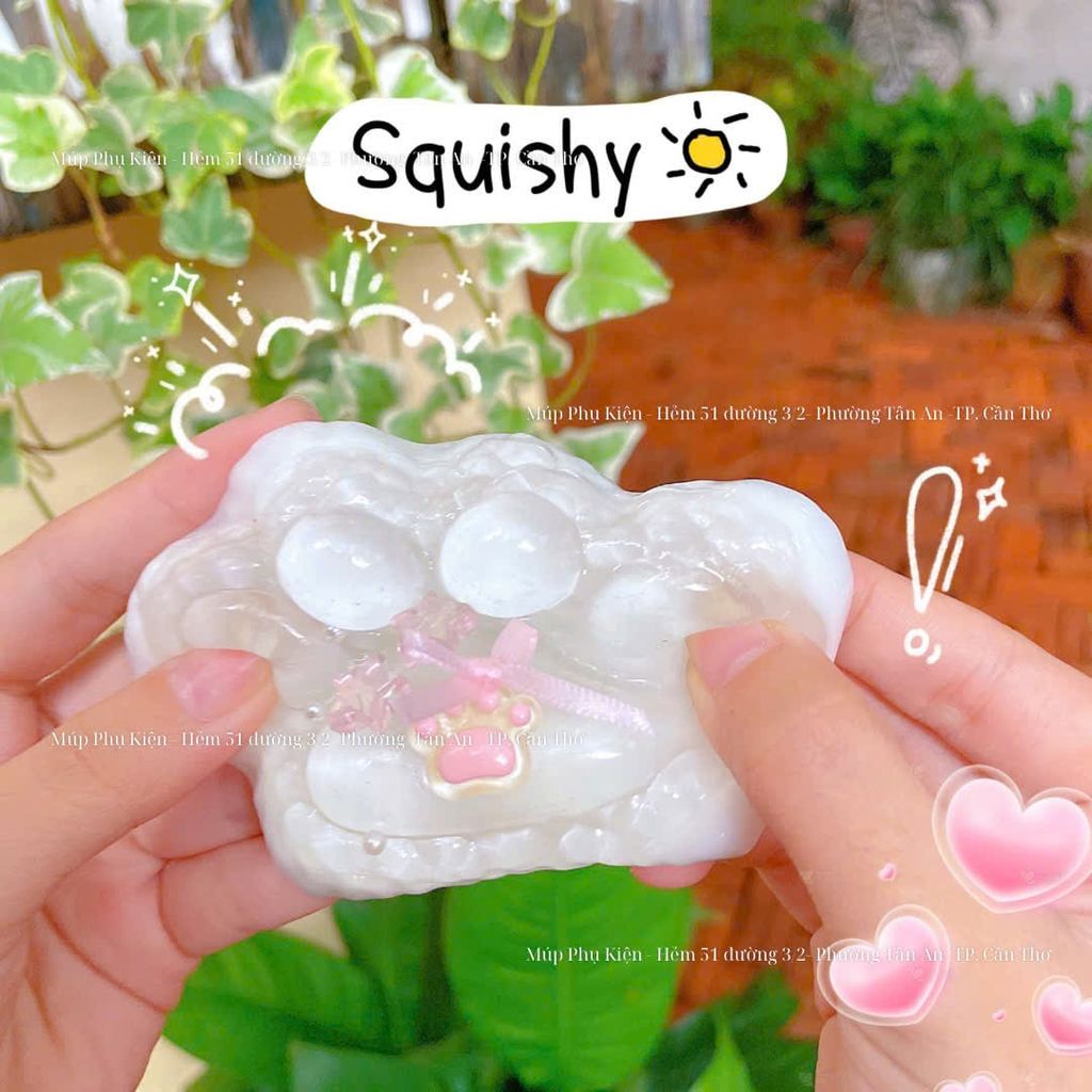 ** Slime chân mèo thạch dừa