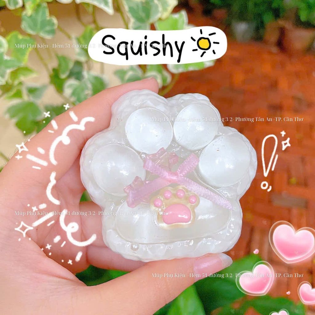 ** Slime chân mèo thạch dừa