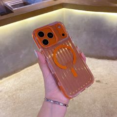 ** Ốp IP 17 Pro Max Mutural vân vali magsafe đệm viền màu