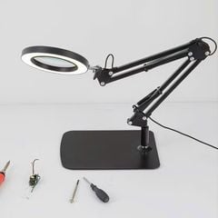 ** Đèn 12W có kính lúp 50x chân để bàn