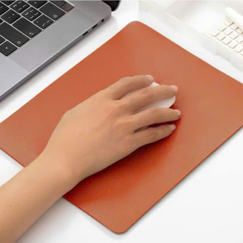 ** Lót chuột Da PU 2 mặt 27 x 21 cm