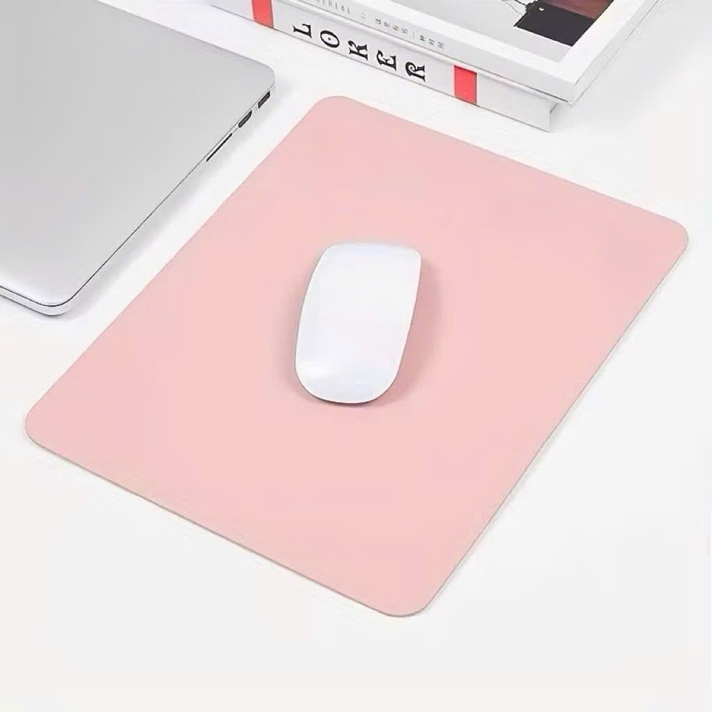 ** Lót chuột Da PU 2 mặt 27 x 21 cm