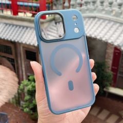 ** Ốp iPhone 17 Pro/18 Pro Likgus nhám Magsafe viền màu