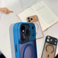 ** Ốp IP 17 Pro Max Likgus nhám magsafe bảo vệ cam viền màu