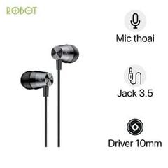 Tai nghe dây Robot RE101S