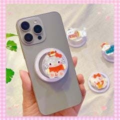 ** Popsocket từ tính Kitty áo đỏ nón Noel