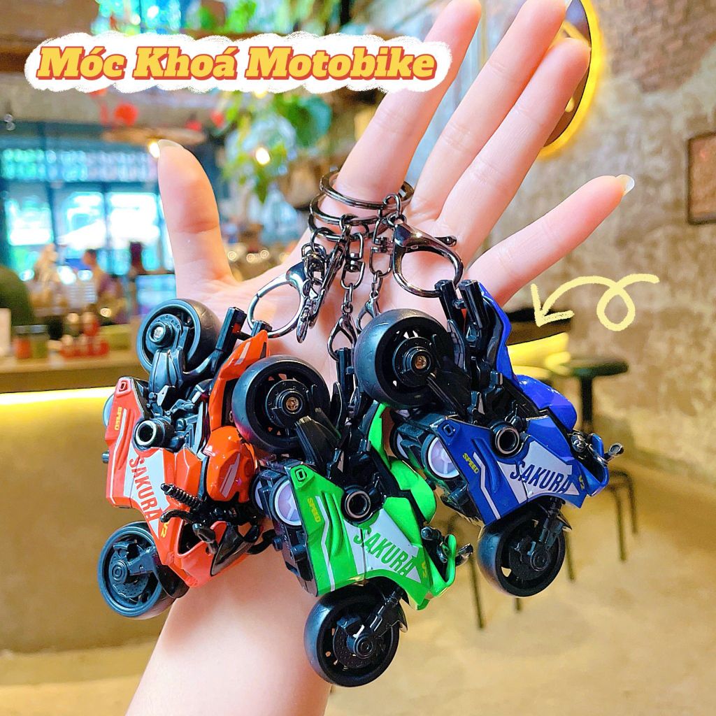 ** Móc khóa xe moto Sakura