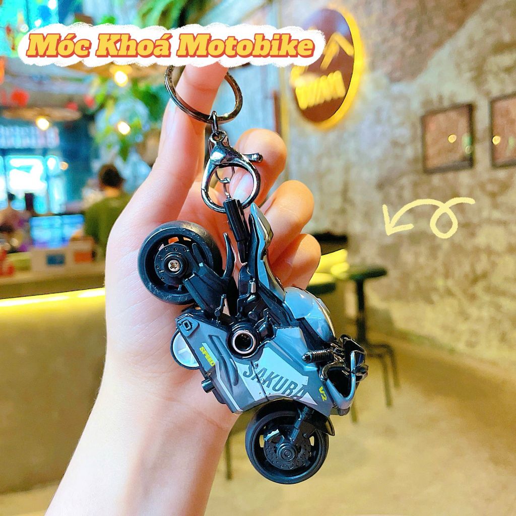 ** Móc khóa xe moto Sakura