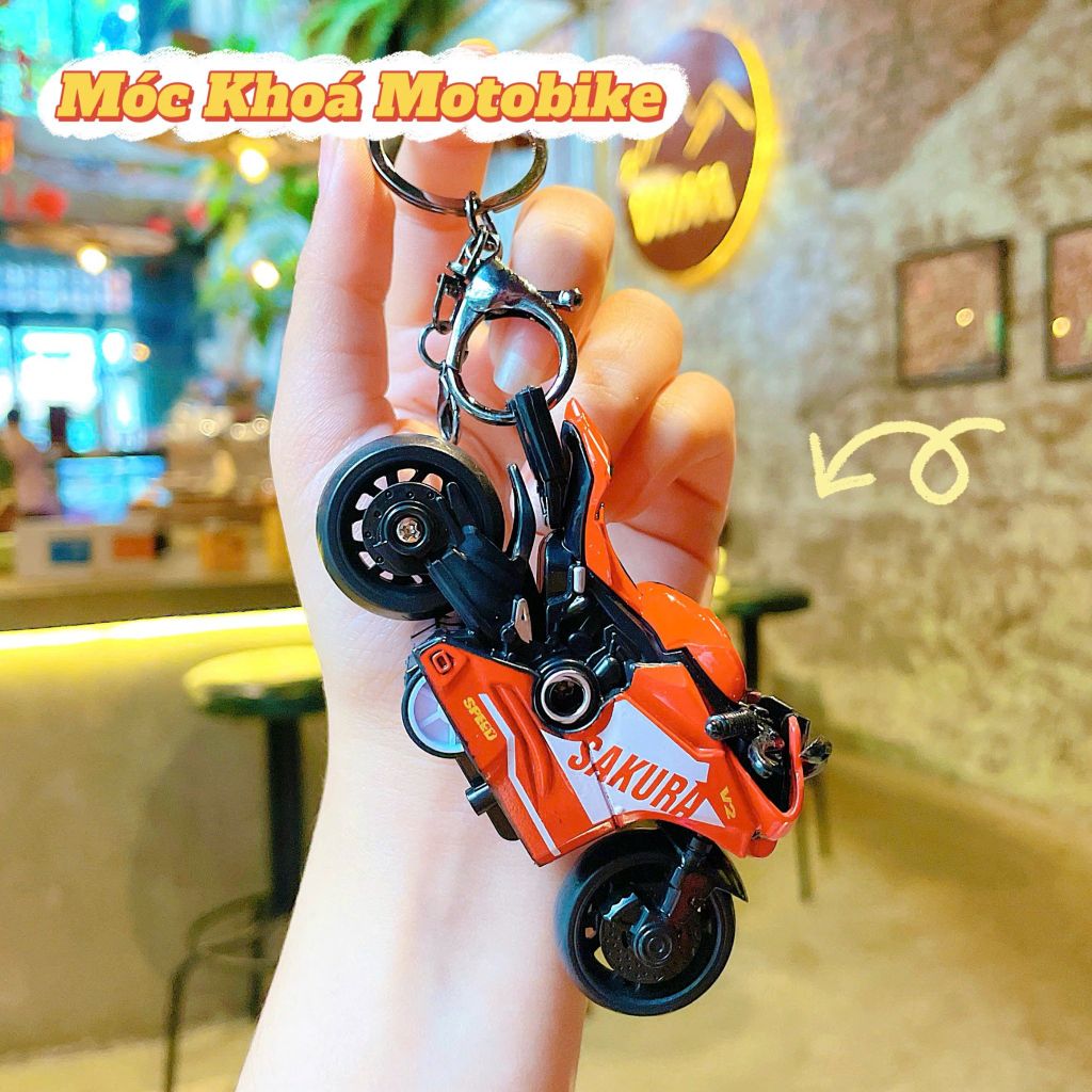 ** Móc khóa xe moto Sakura