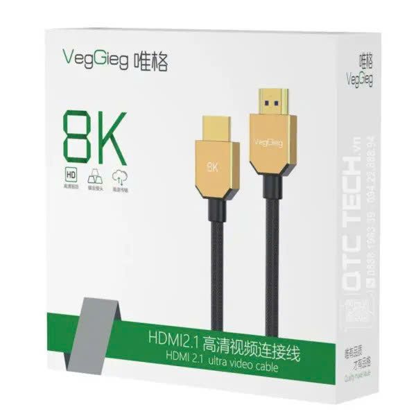 ** Cáp Hdmi Veggieg H503 2.1 8K 1.5m