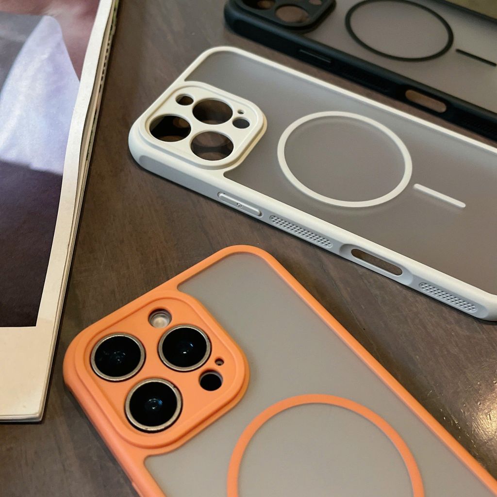 Ốp IP 14 Pro Max Likgus lưng nhám magsafe viền tản nhiệt