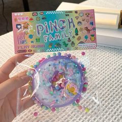 ** Slime bánh donut hạt màu sắc sặc sỡ