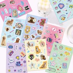 ** Set 8 sticker động vật và chi tiết mini