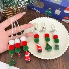 ** Móc khóa cây thông noel bông