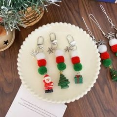 ** Móc khóa cây thông noel bông