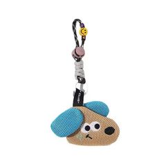 ** Móc khóa cún tai dài kèm dây thừng