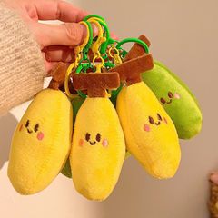 ** Móc khóa bông trái chuối mặt thêu