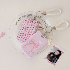 ** Móc treo/thẻ bảng tên Hisocute hồng