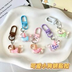 ** Móc khóa mini thạch cún lạp xưởng mặc áo