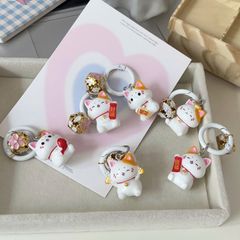 ** Móc khóa mini mèo phát tài