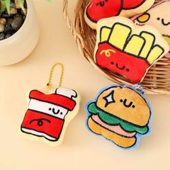 ** Móc khóa bông cherry/khoai tây/burger/cơm nắm/bình nước