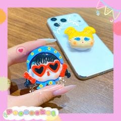 ** Popsocket cô gái khăn xanh