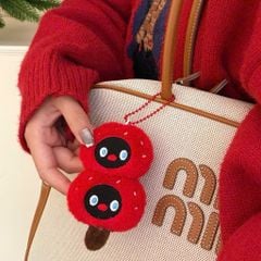 ** Móc khóa bông mặt chim cánh cụt