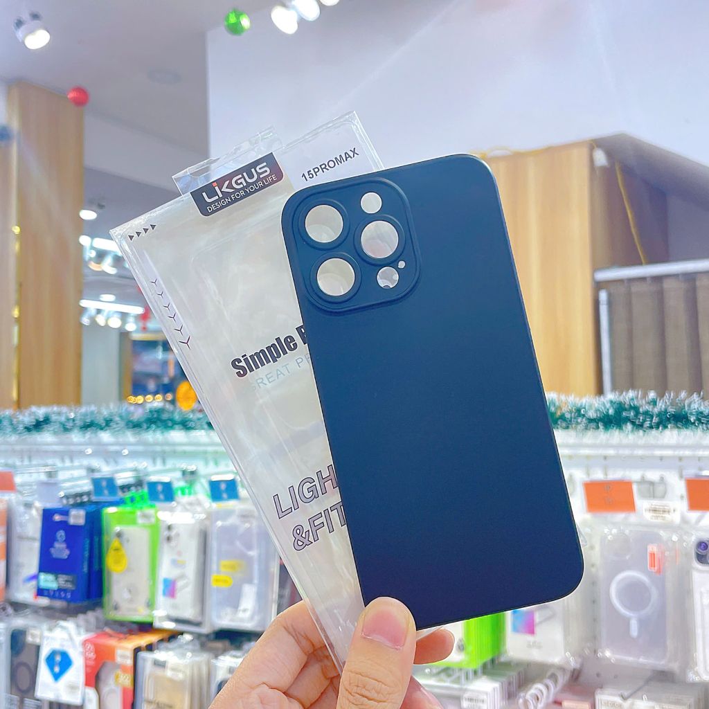 ** Ốp IP 15 Pro Likgus nhám giấy