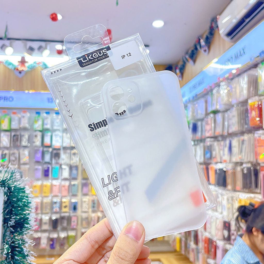 ** Ốp IP 12 6.1 Likgus nhám giấy