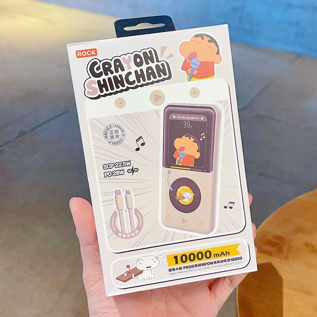 ** PDP Rock Doraemon Crayon Shinchan 10.000mAh 22.5W