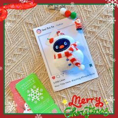 ** Móc khóa gấu Noel