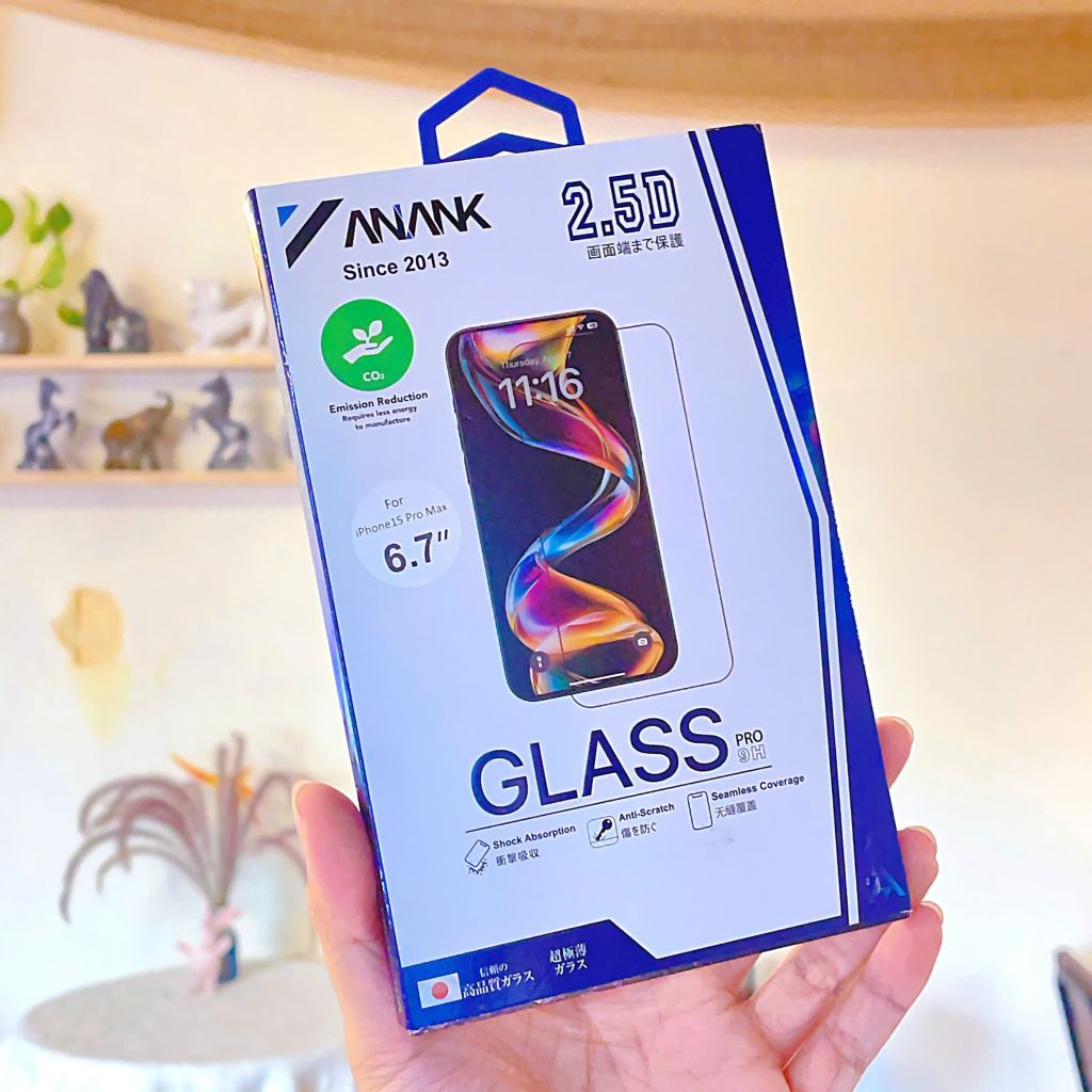DCL IP 15 Plus/16 Plus Anank trong suốt viền đen