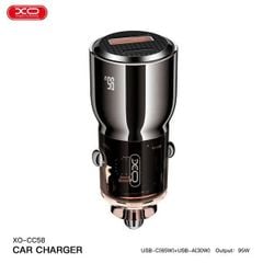 Sạc xe hơi XO CC58 1U 1C 95W